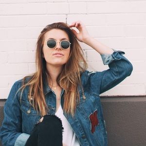 Patched Denim Jacket